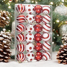 Shop For Polka Dot and Candy Cane Ornament Bundle, Set of 24
