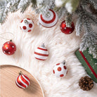 Shop For Polka Dot and Candy Cane Ornament Bundle, Set of 24