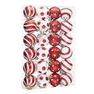Shop For Polka Dot and Candy Cane Ornament Bundle, Set of 24
