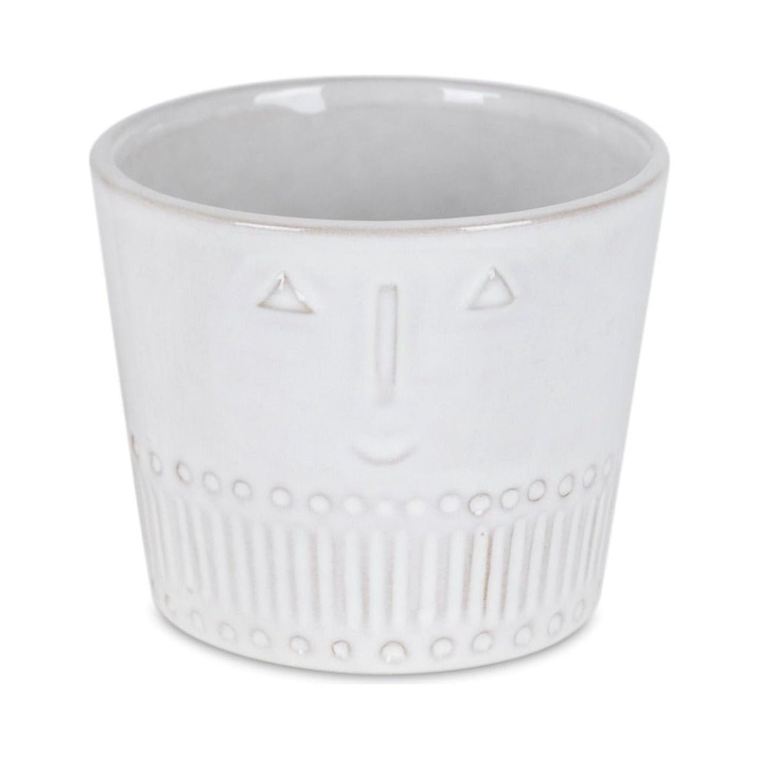 Shop For Porcelain Face Planter (Set of 2) at Michelle's aDOORable Creations