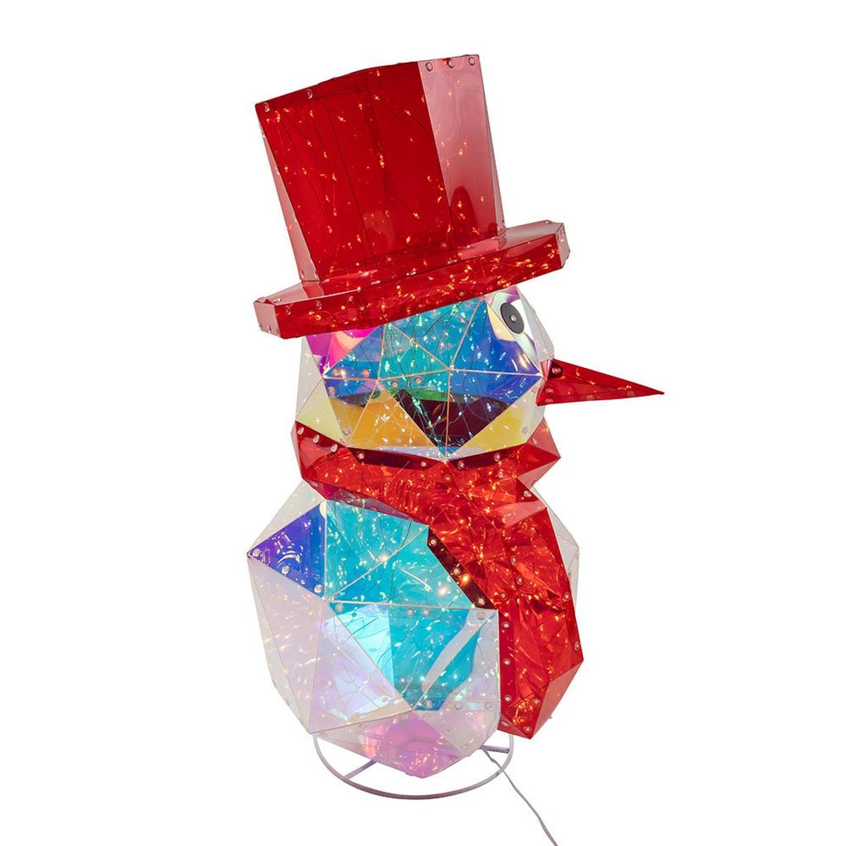 Shop For Pre - Lit Warm White Fairy LED Iridescent Snowman