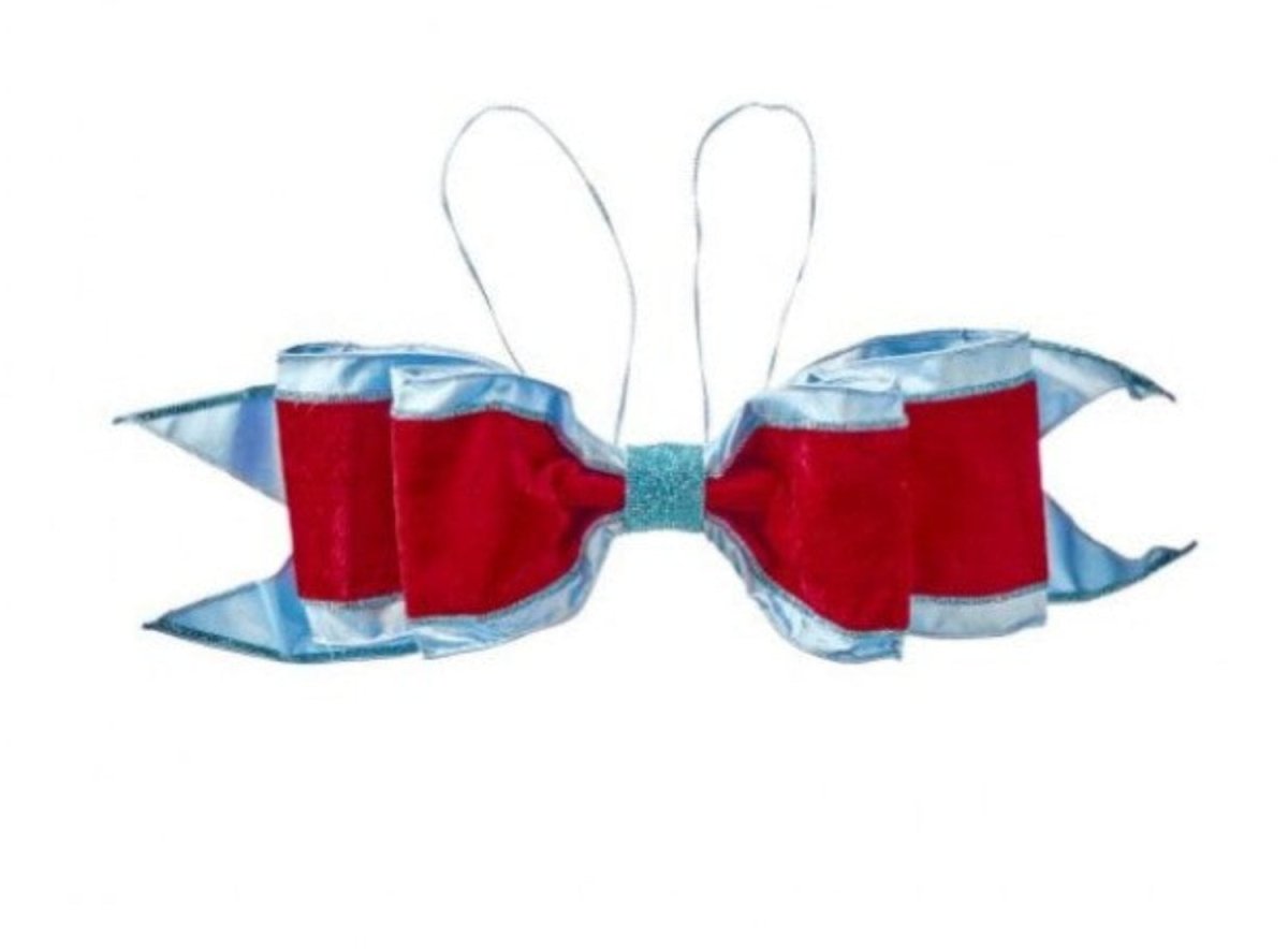Shop For Pre - Made Candy Bow Ice Blue Red