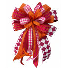 Shop For Pre - Made Designer Pink and Orange Bow