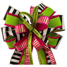 Shop For Pre - Made Designer Pink Green Bow