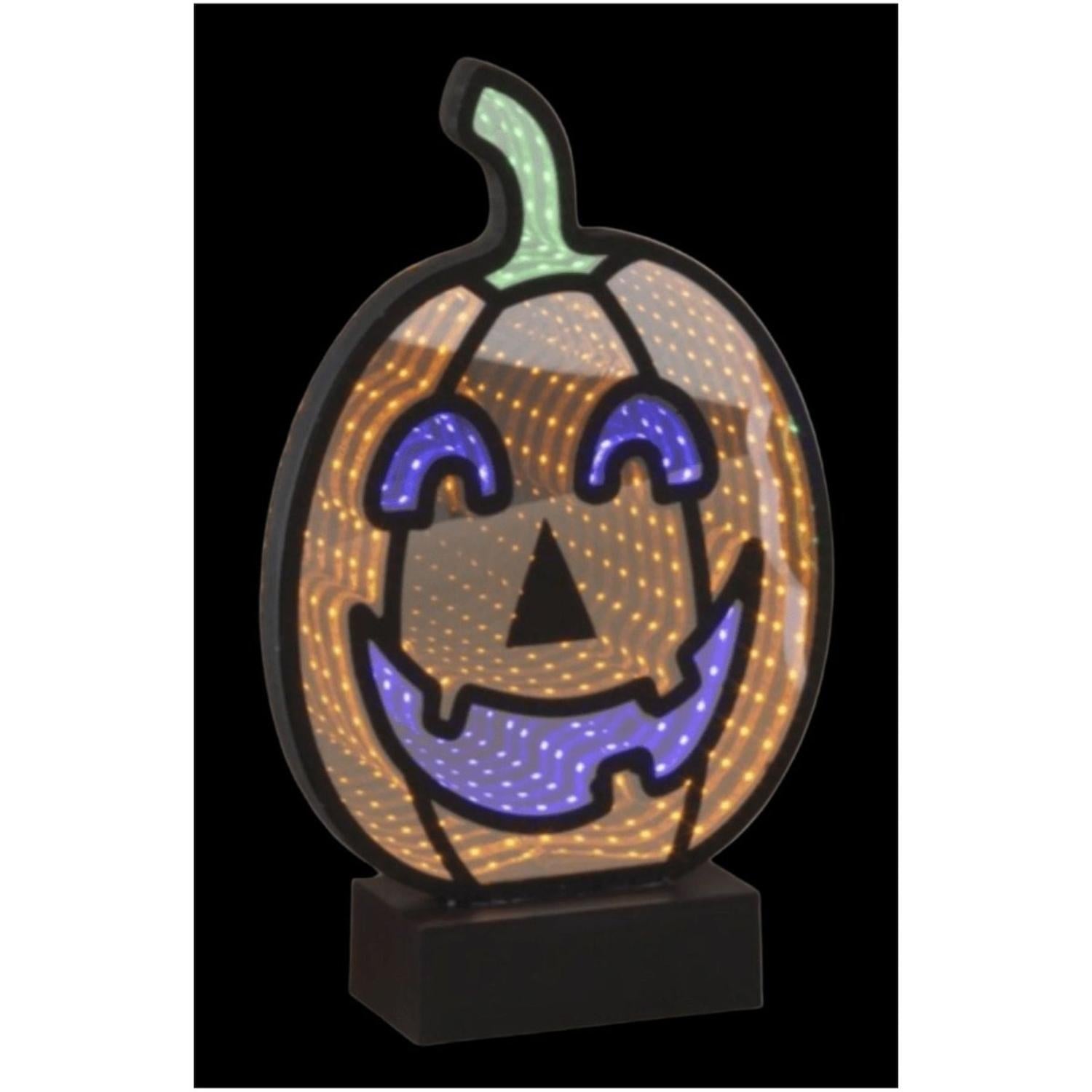 Shop For Pumpkin Infinity Light Display 11"H