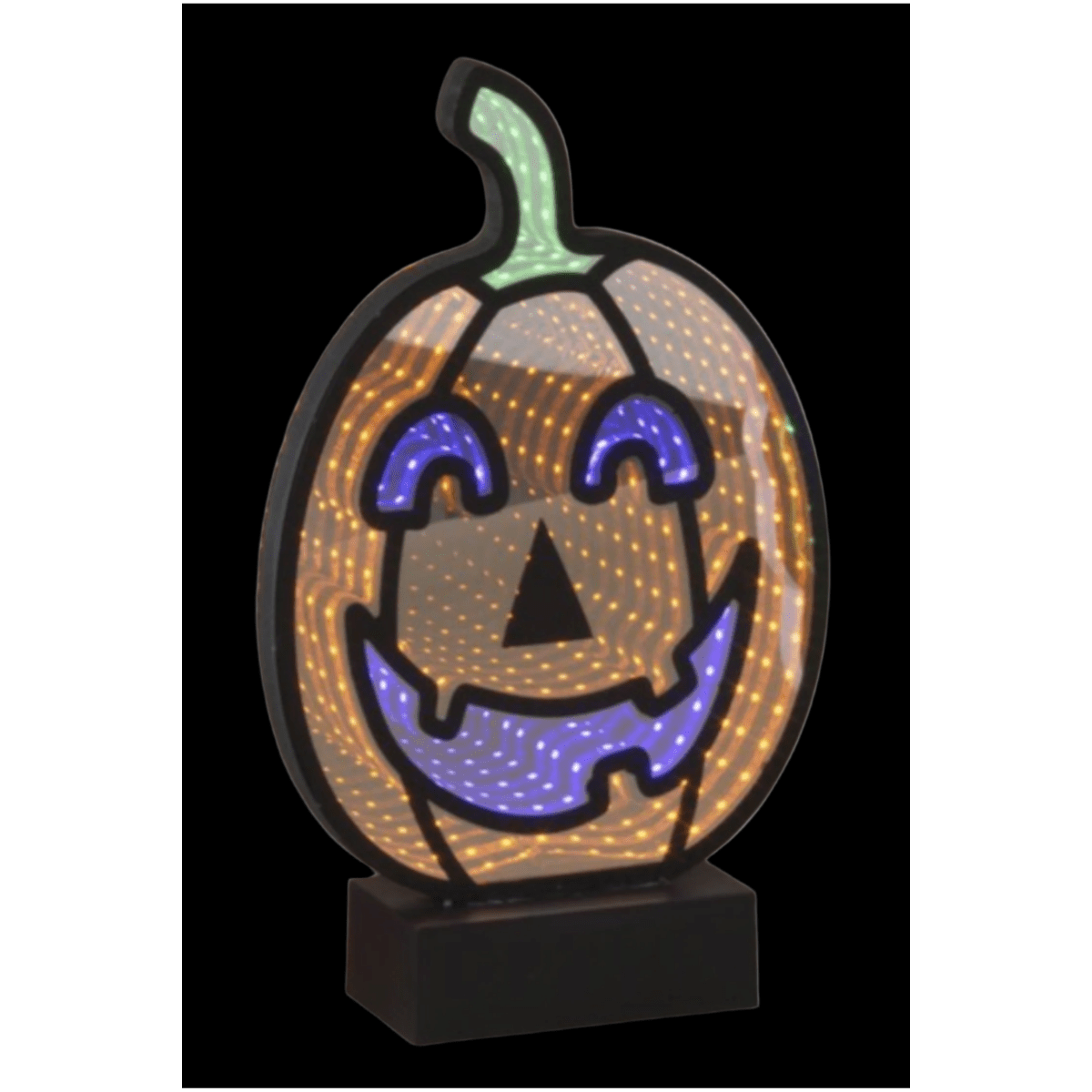 Shop For Pumpkin Infinity Light Display 11"H