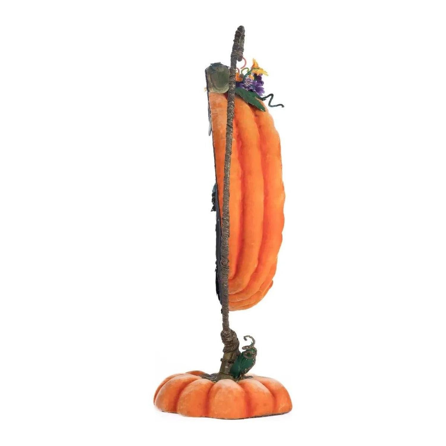Pumpkin Moon Witch Wall Piece or Tabletop