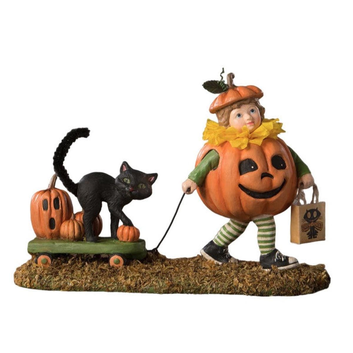 Shop For Pumpkin Paige with Wagon Figurine