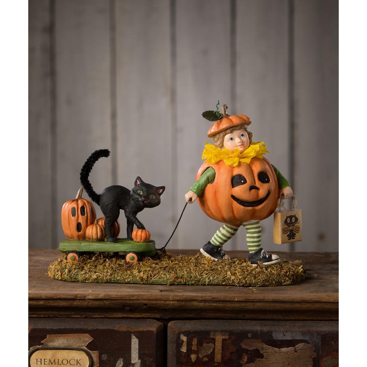 Shop For Pumpkin Paige with Wagon Figurine