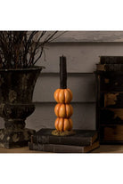 Shop For Pumpkin Stack Candlestick 6.25" at Michelle's aDOORable Creations