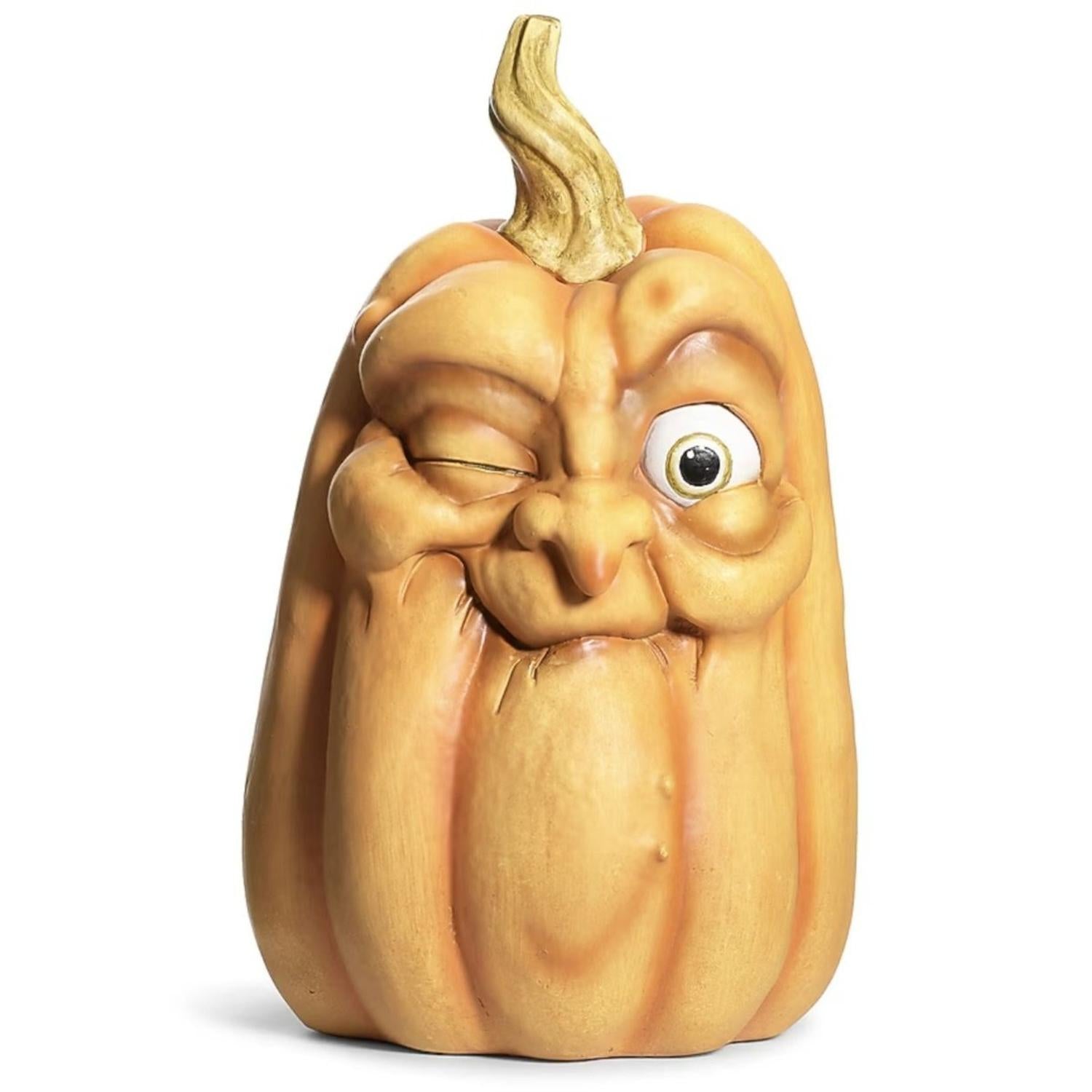 Pumpkin With Old Man Face