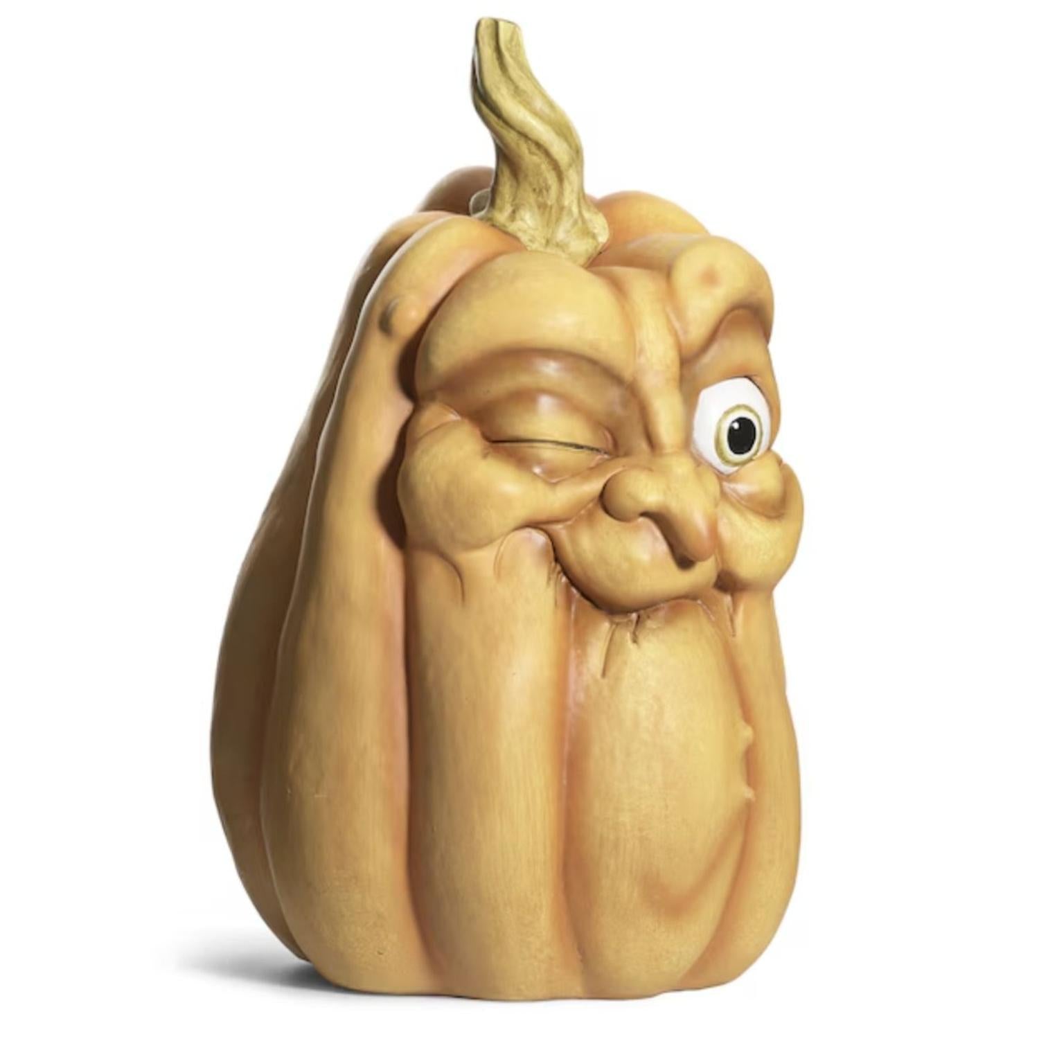 Pumpkin With Old Man Face