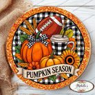 Shop For Pumpkins Season Fall Round Sign