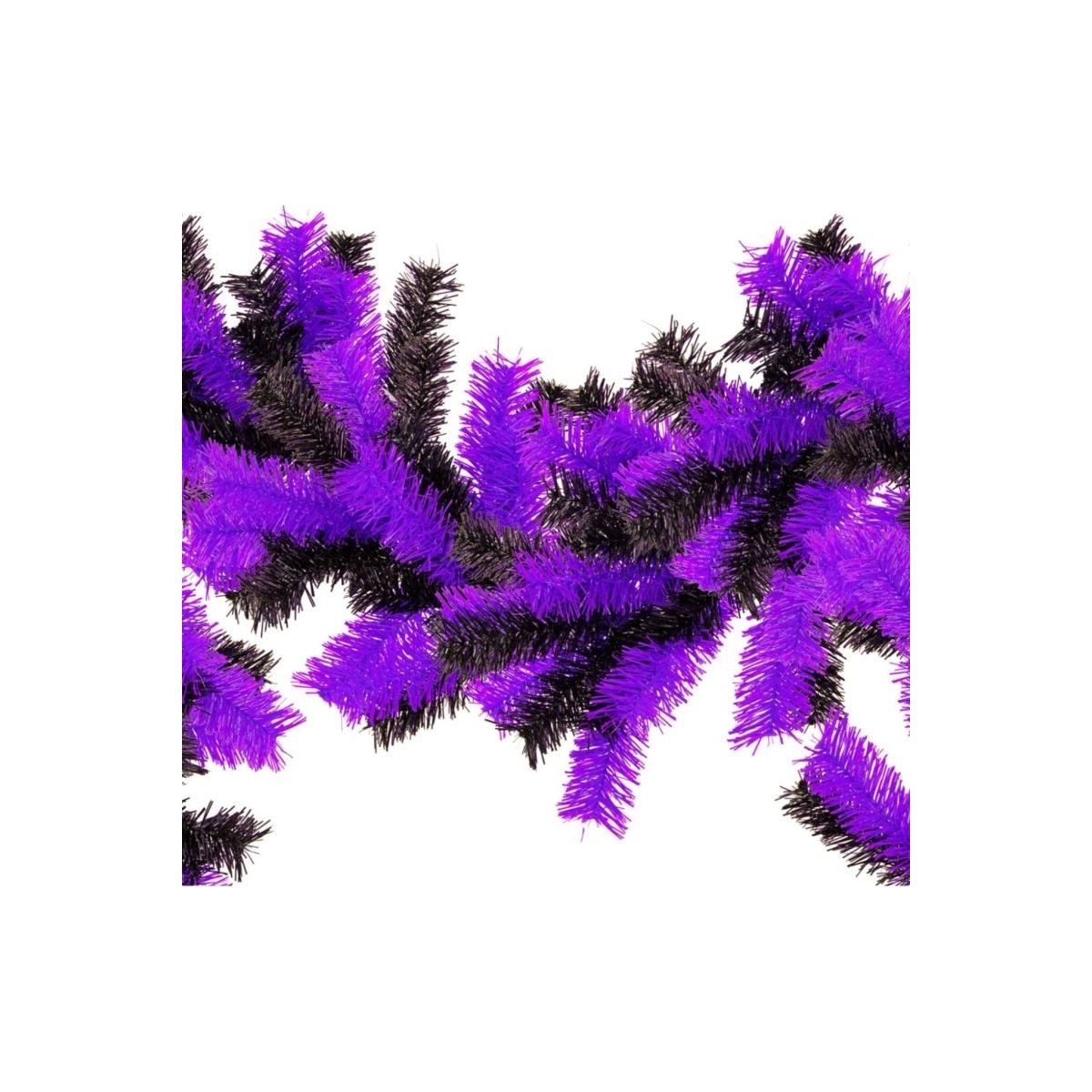 Shop For Purple and Black Christmas Garland at Michelle's aDOORable Creations