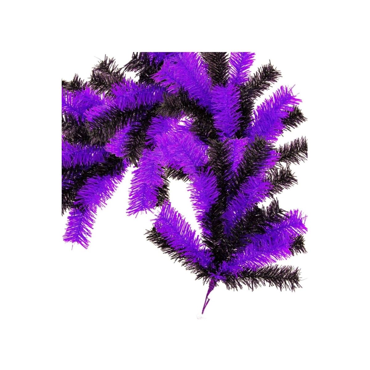 Shop For Purple and Black Christmas Garland at Michelle's aDOORable Creations