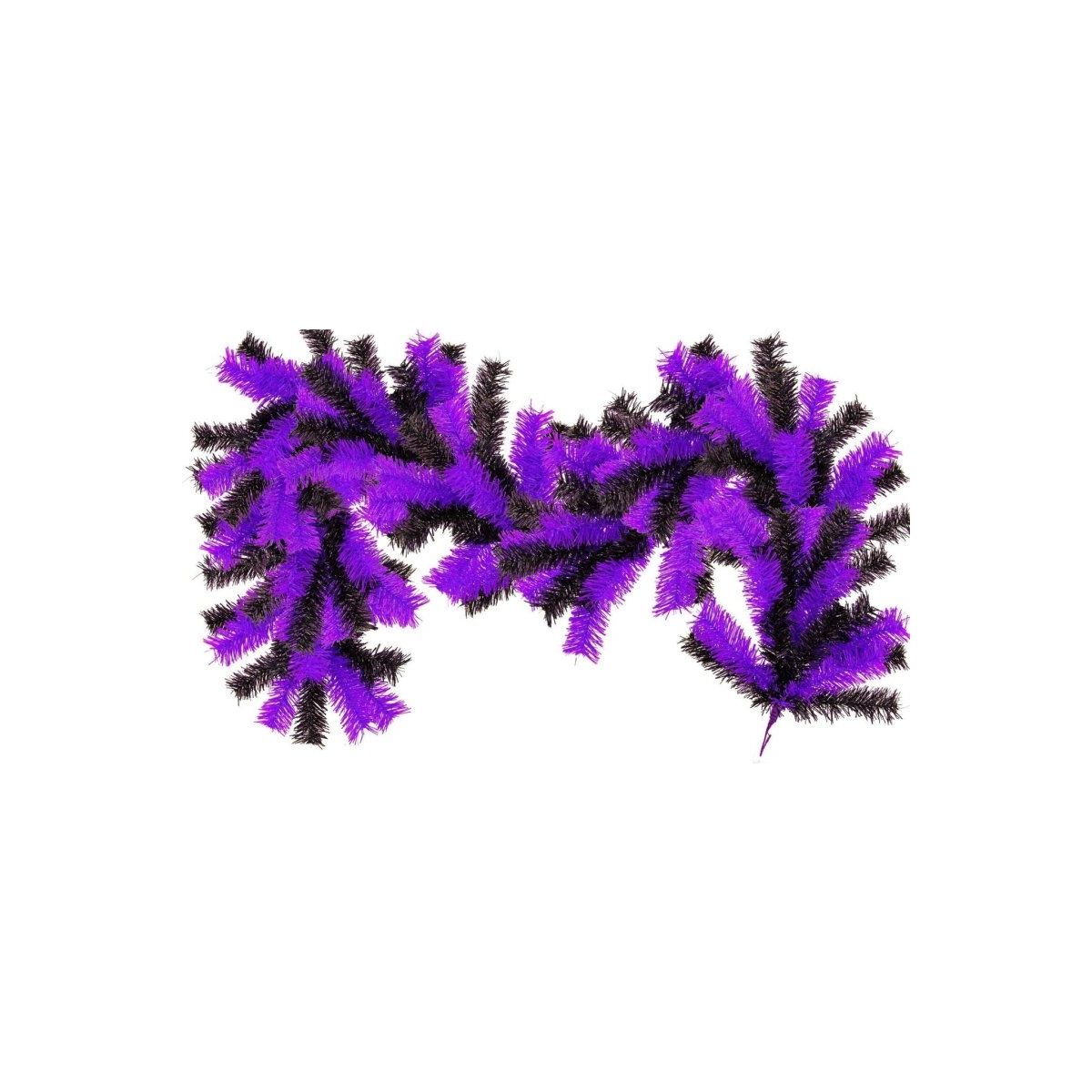 Shop For Purple and Black Christmas Garland at Michelle's aDOORable Creations