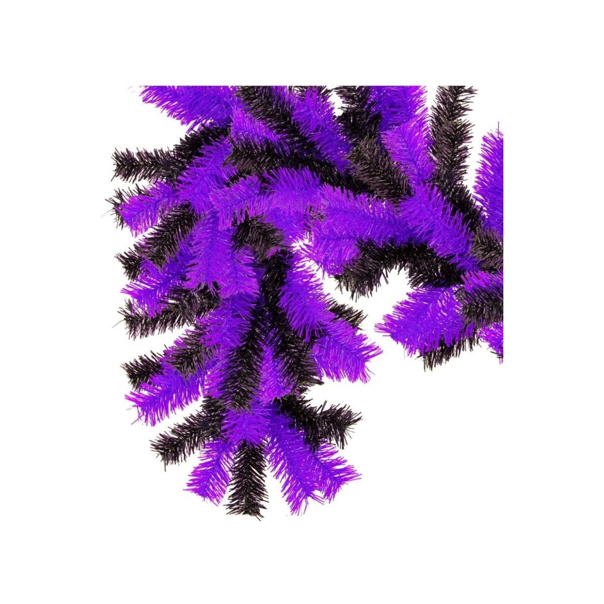 Shop For Purple and Black Christmas Garland at Michelle's aDOORable Creations