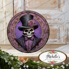 Shop For Purple Groom Portrait Skeleton Sign