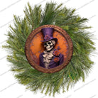 Shop For Purple Suit Skeleton Groom Portrait Sign