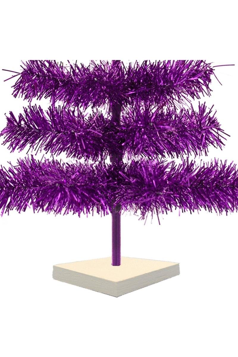 Shop For Purple Tinsel Christmas Tree