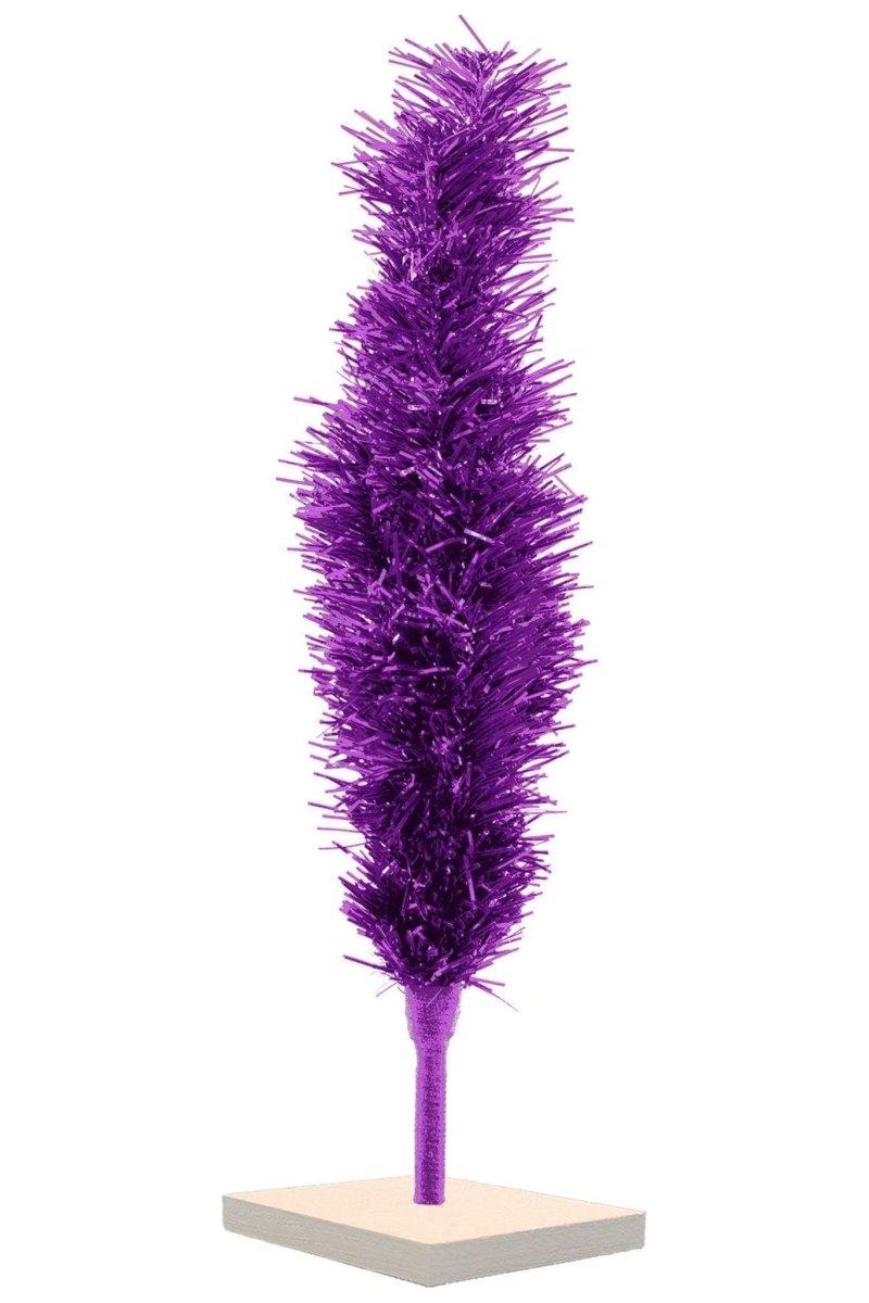 Shop For Purple Tinsel Christmas Tree