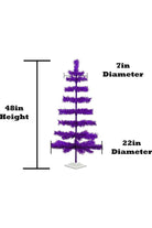 Shop For Purple Tinsel Christmas Tree