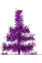 Shop For Purple Tinsel Christmas Tree