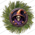 Shop For Purple Witch Portrait Skeleton Sign