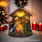 Shop For Radiant Nativity Scene Handcrafted Statue Figurine, 7" Birth of Jesus Christian Home Decoration