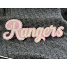 Shop For Rangers Homecoming Word Cutout: Pink