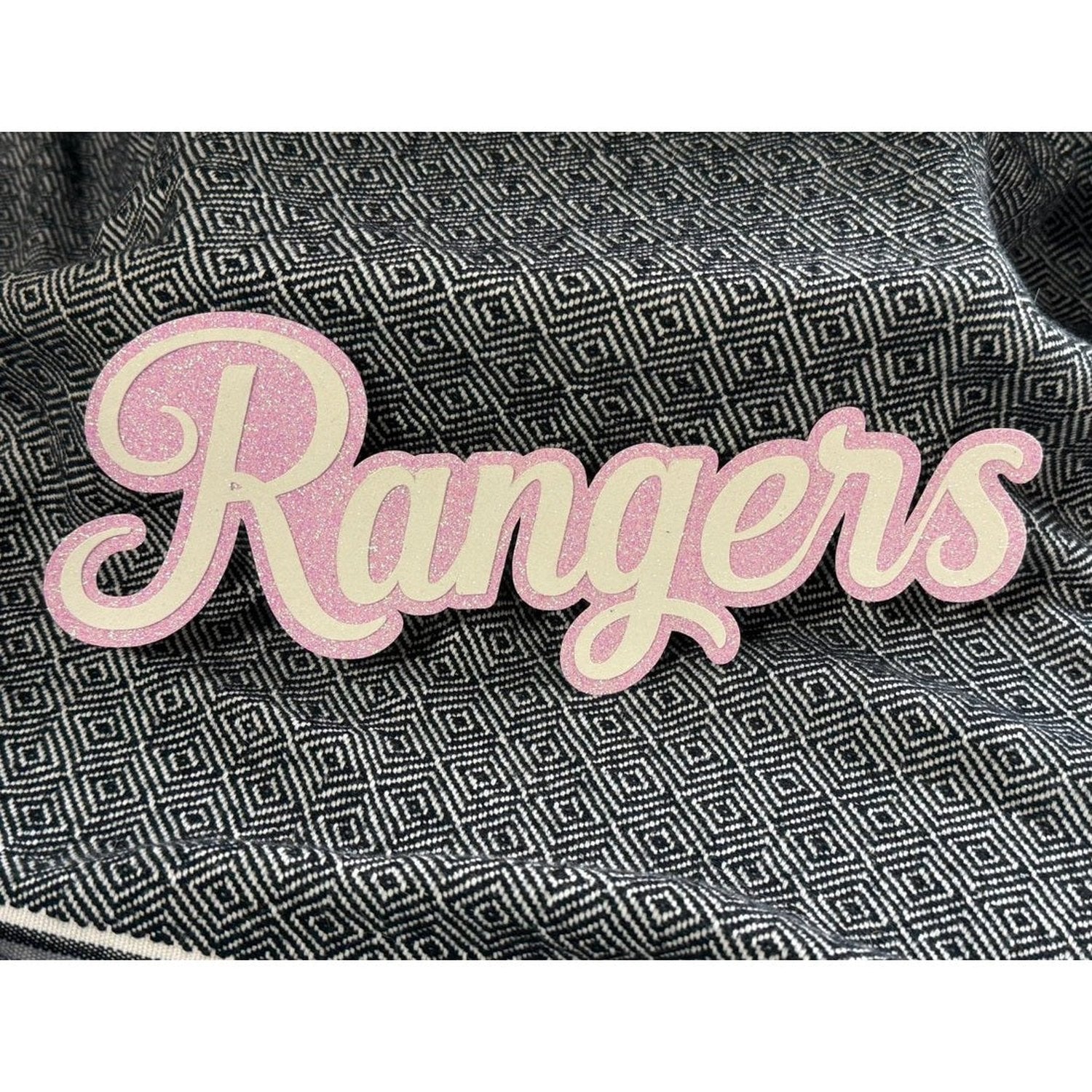 Shop For Rangers Homecoming Word Cutout: Pink