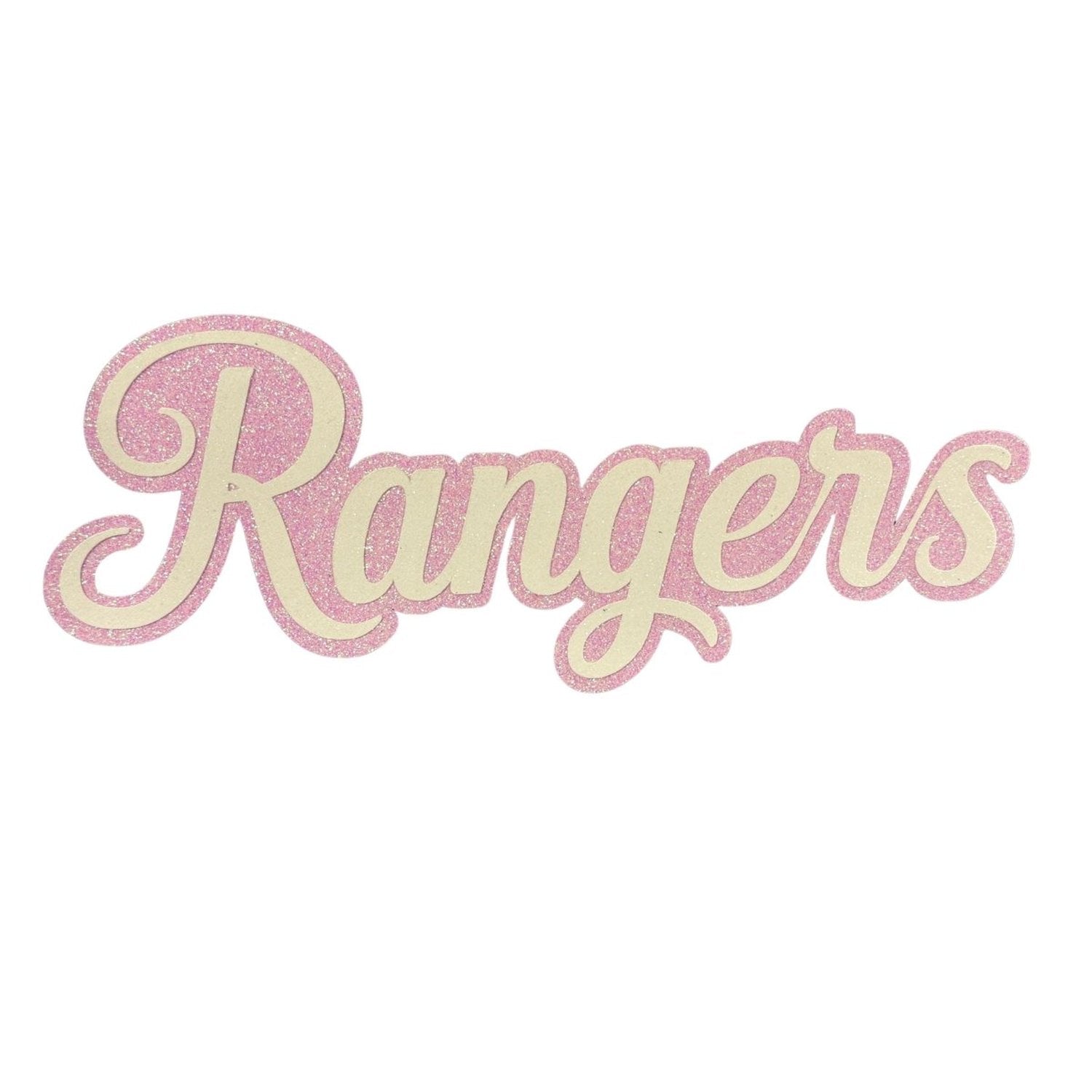 Shop For Rangers Homecoming Word Cutout: Pink