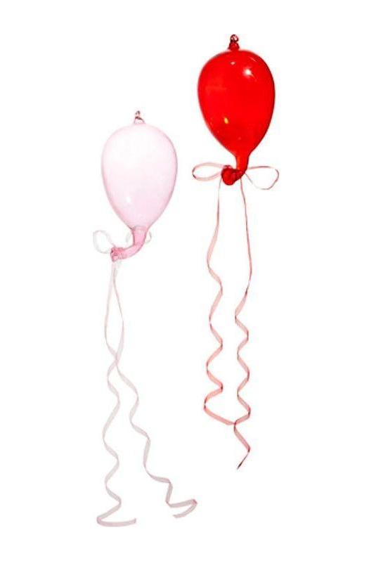 Shop For RAZ 5.5" Blown Glass Balloon Ornament (Set of 2)