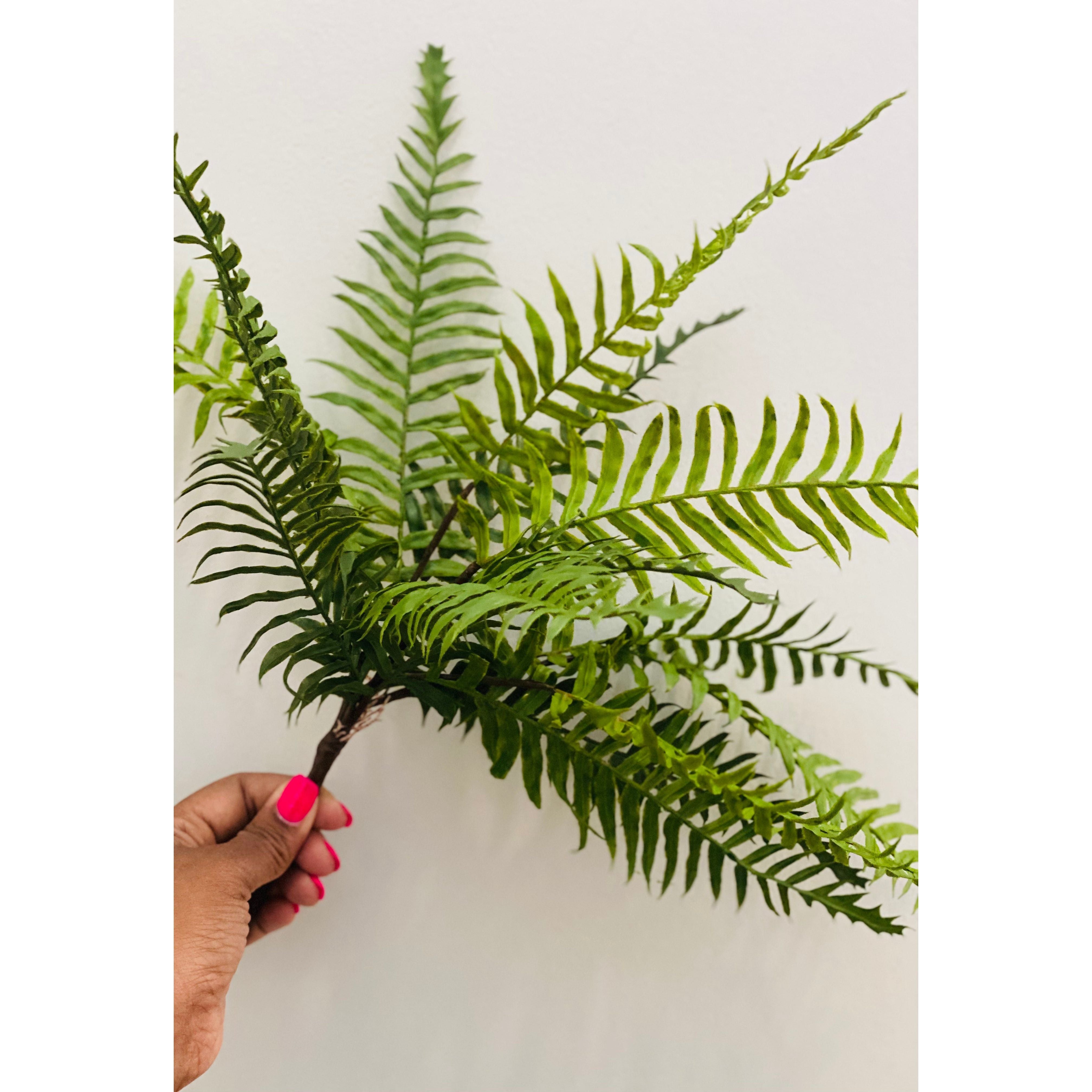 Shop For Real Touch Artificial Boston Fern - Bundle of 4