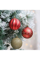 Shop For Red and Gold Ornament Baubles (Set of 35)