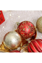 Shop For Red and Gold Ornament Baubles (Set of 35)