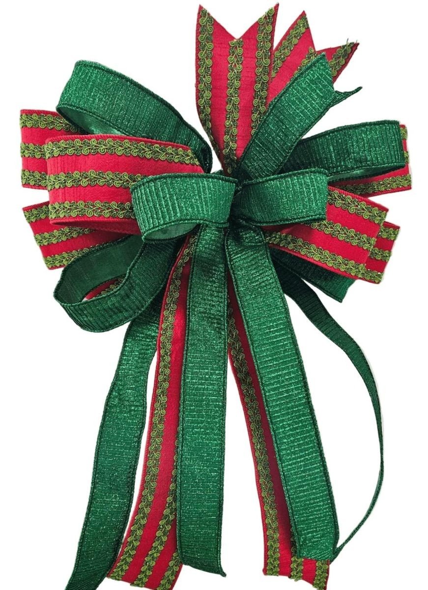 Shop For Red and Green Holiday Bow