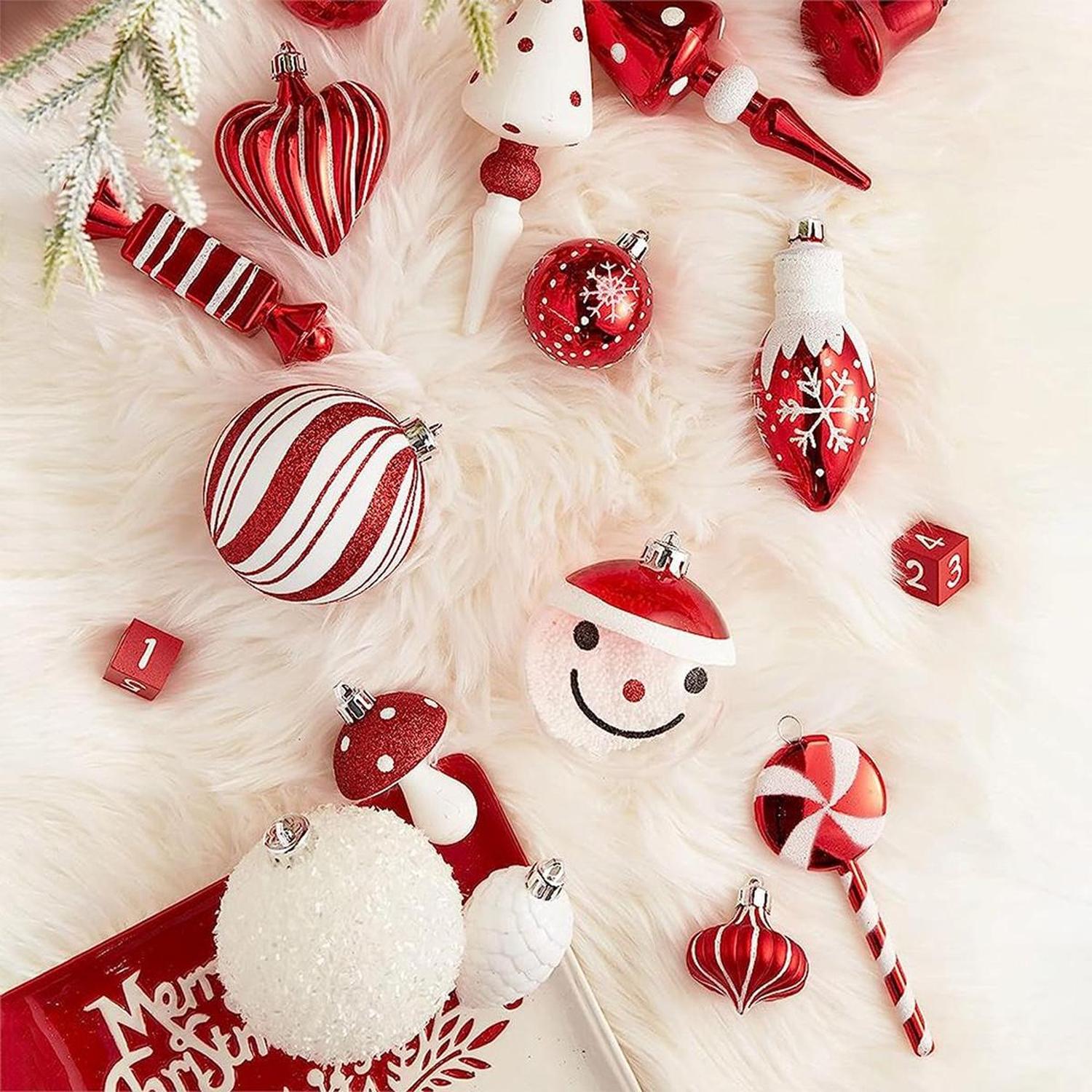 Shop For Red and White Christmas Mega Bundle (Set of 155)