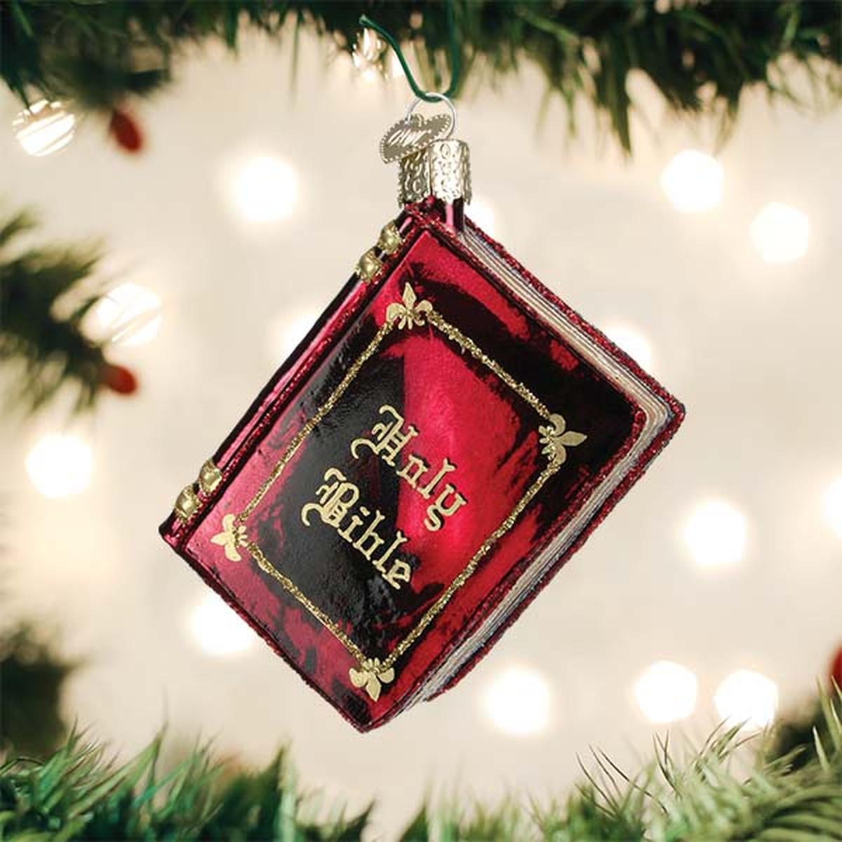 Shop For Red Bible Ornament