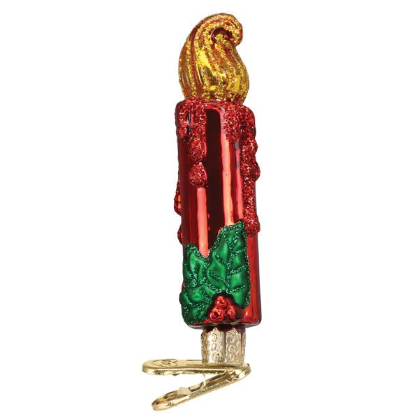 Shop For Red Clip - on Candle Ornament
