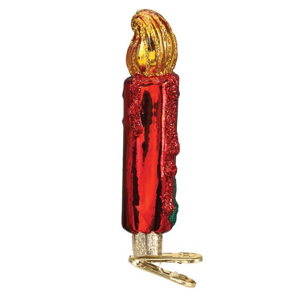 Shop For Red Clip - on Candle Ornament