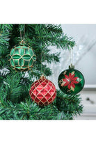 Shop For Red Green and Gold Ornament Bundle (Set of 16)