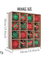 Shop For Red Green and Gold Ornament Bundle (Set of 16)