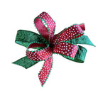 Shop For Red Green Polka Dot Bow