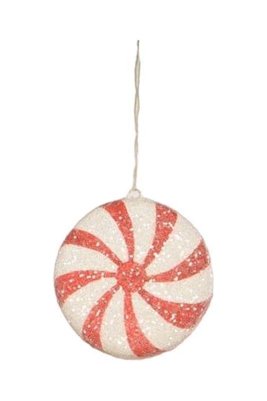 Shop For Red Peppermint Ornament at Michelle's aDOORable Creations