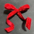 Shop For Red Plush Chenille Bow