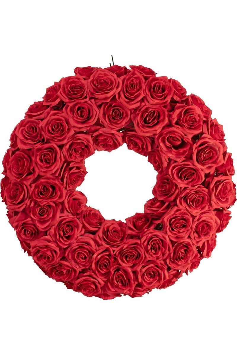 Shop For Red Rose Wreath at Michelle's aDOORable Creations