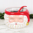 Shop For Red Santa Punch Bowl & Ladle