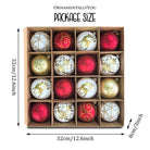 Shop For Red White and Gold Ornament Bundle (Set of 16)