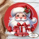 Shop For Red White Peppermint Santa Claus Sign